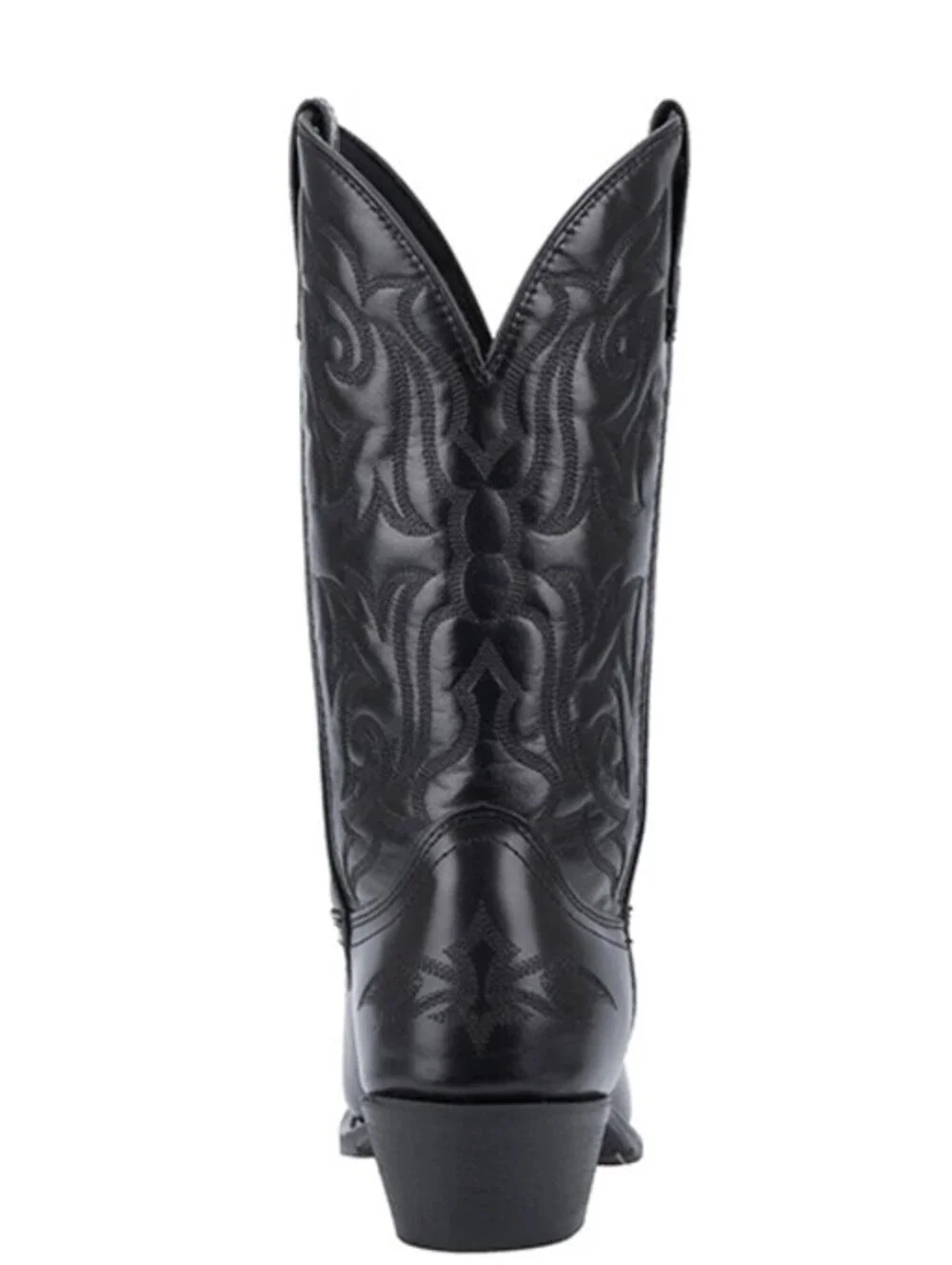 Laredo Western Boots Mens Hawk Cowboy Stitched Snip Toe Black 6860 NIB